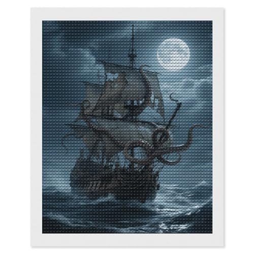 Kit peinture diamant 5D Kraken FodPand broderie loisir créatif