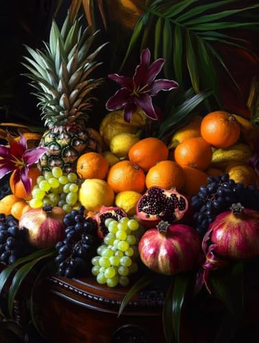 Diamond Painting Adulte Fruit Grand Format 80x110cm pour Broderie Diamant DIY