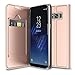 Produktbild Verco Handyhülle für Galaxy S8 Plus, Premium Handy Flip Cover für Samsung Galaxy S8 Plus Hülle [integr. Magnet] Book Case PU Leder Tasche, Rosegold