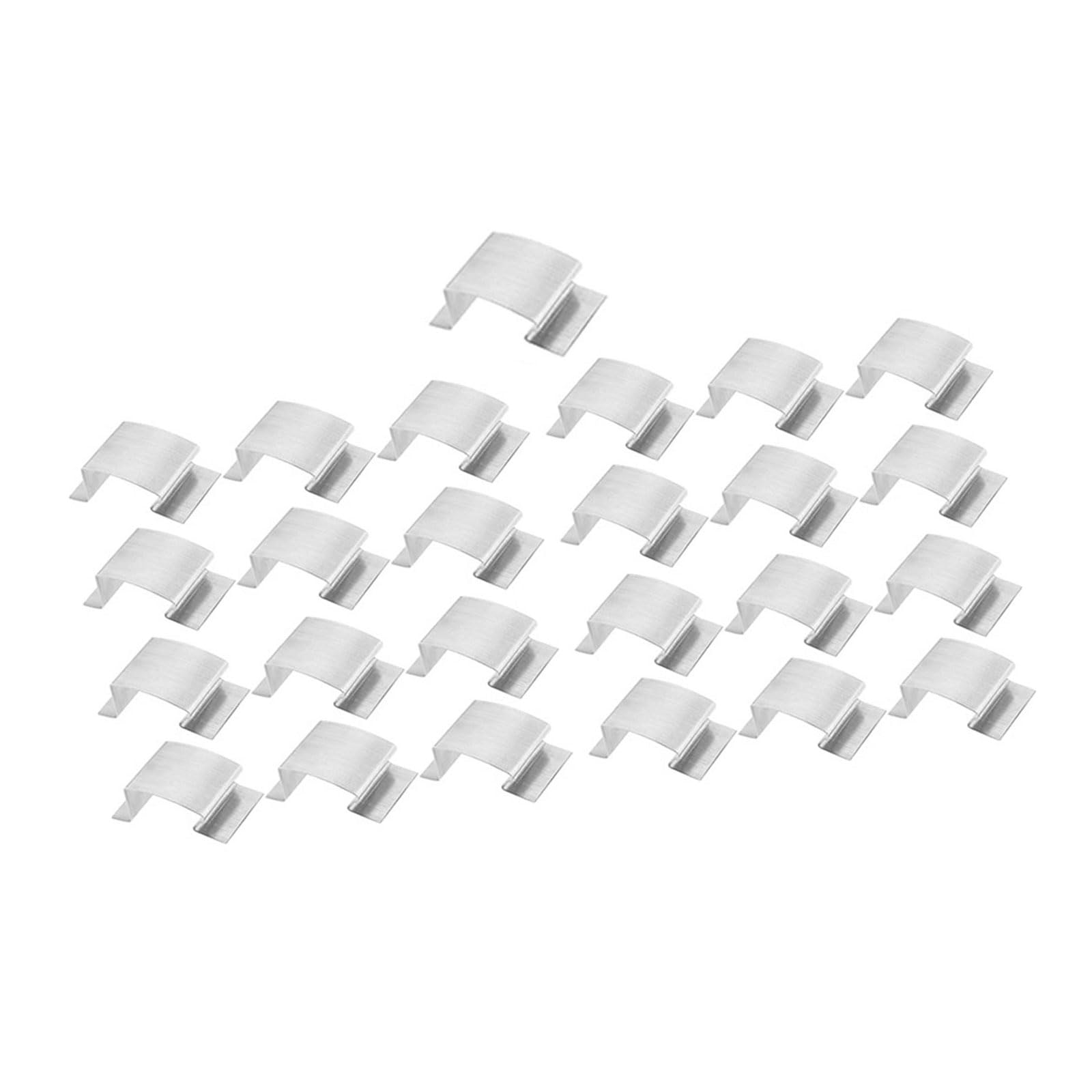25 / 50pcs Horticulture Glass Fastening Clip Heavy Stainless Steel Greenhouses Repair Clip 25mmx10mmx15mm Designs Stainless Steel Greenhouses