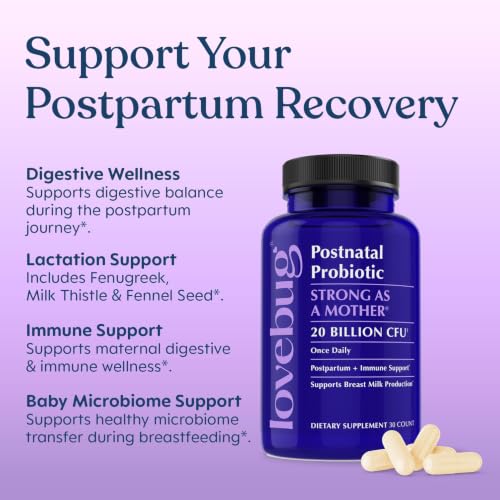 Lovebug Postnatal Probiotic & Lactation Blend