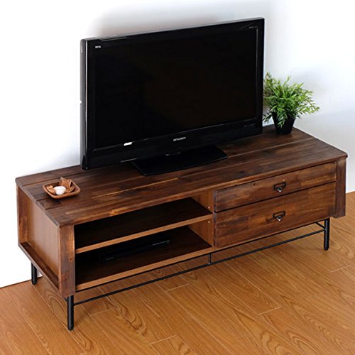 Amazon | ISSEIKI テレビボード 幅120cm (ミディアムブラウン) リトル