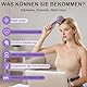 FTJKGH 2 in 1 Elektro Kopfmassagegerät mit ätherischem Ölbehälter, wasserdicht Schnurloser Kopfhaut Massagebürste mit 3 Massagemodi, aufladbare 360 ° Knetenmassageausrüstung für Kopfhaar mit rotlicht
