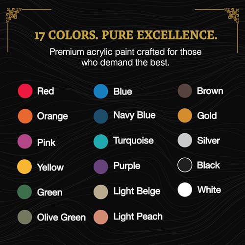Ludus Bellum Premium Miniature Paint Set for Warhammer 40K, D&D & Model Figures - Professional Acrylic Paints with High Pigment Density for Artists and Beginners - 17 Bottles Set for Hobby Painting by Ludus Bellum - Image 3