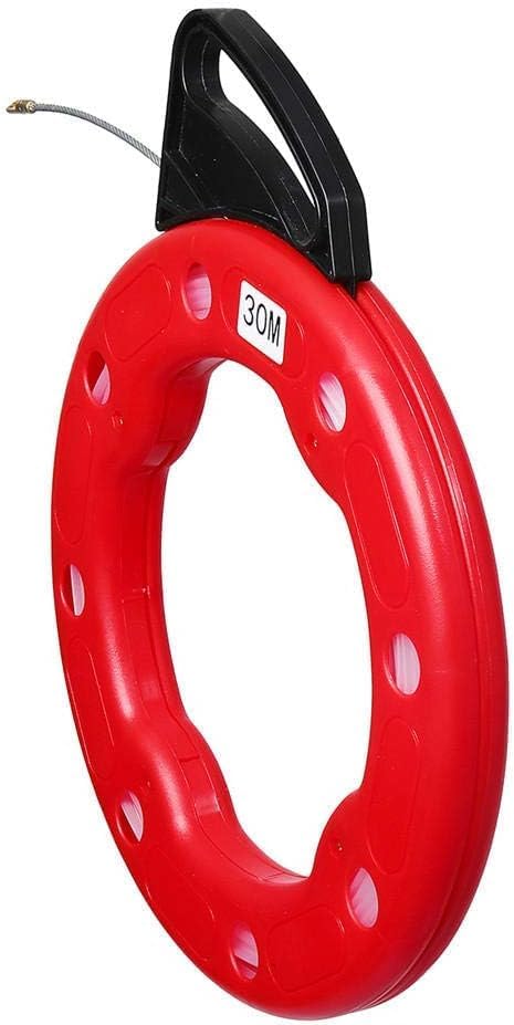 Fiberglass Wire Cable Fish Snake Tape Puller Puller Duct Conduit Rodder Reel (3mmx30m)