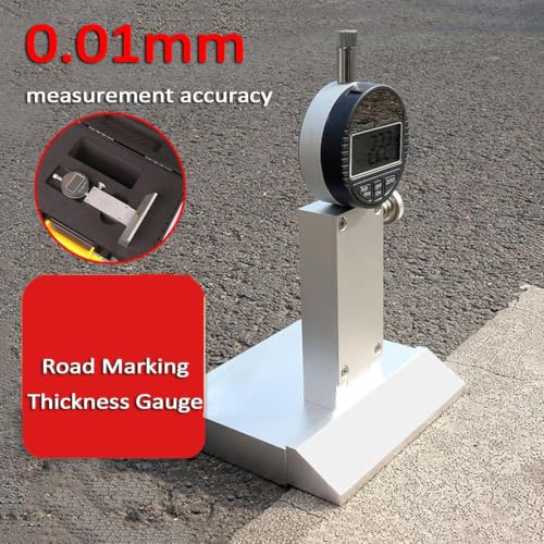 Calibrador digital para grosor de señalización vial, herramienta de medición 0-12 mm/0.01 mm con cambio de unidad para señales de carretera y superficies reflectantes miniatura 3