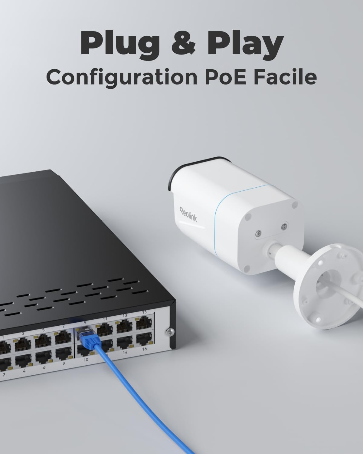 Reolink 4K 16CH Kit Videosurveillance PoE Extérieure, RLK16-800B8
