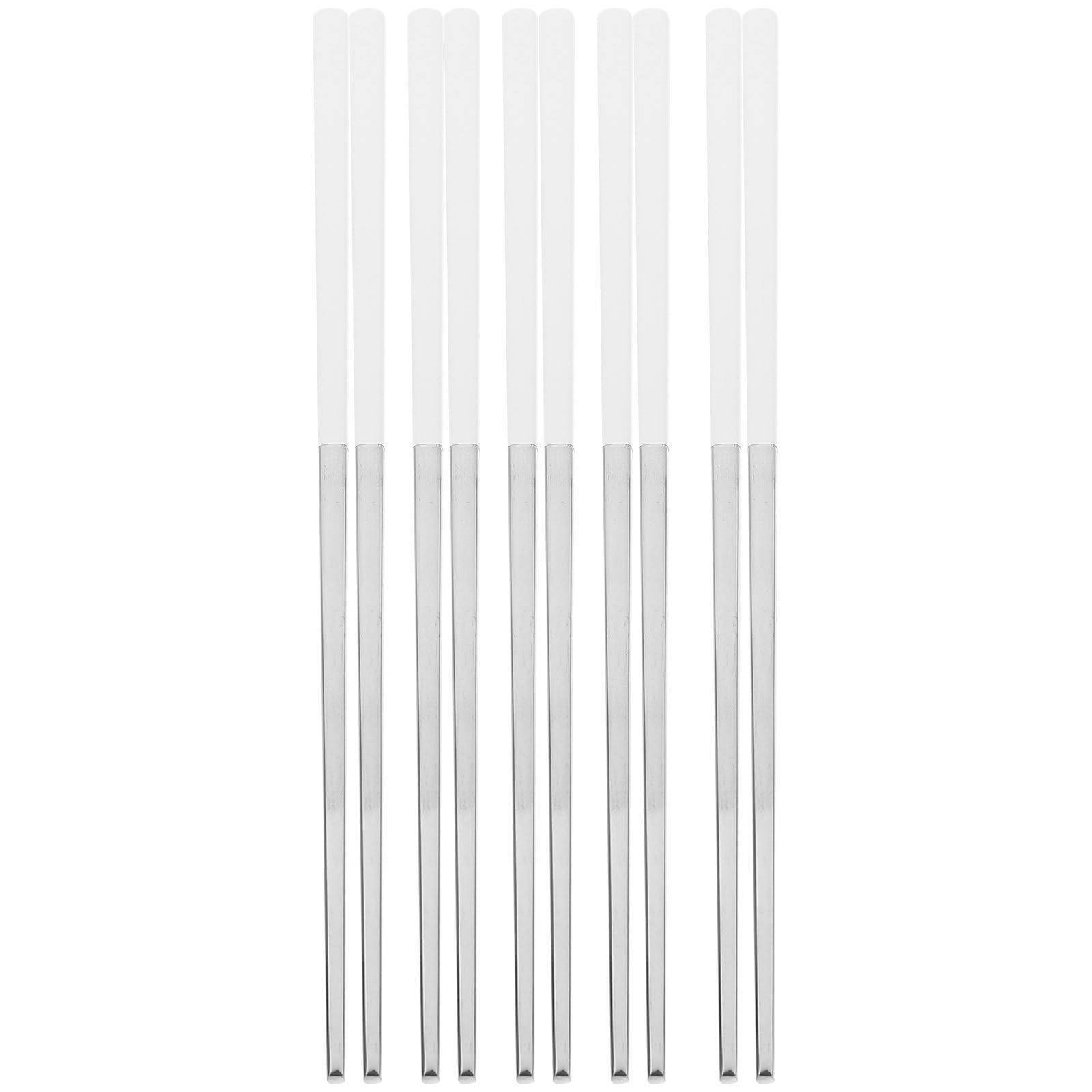 Palillos de acero inoxidable con diseño único elegante y estructura ligera duradera