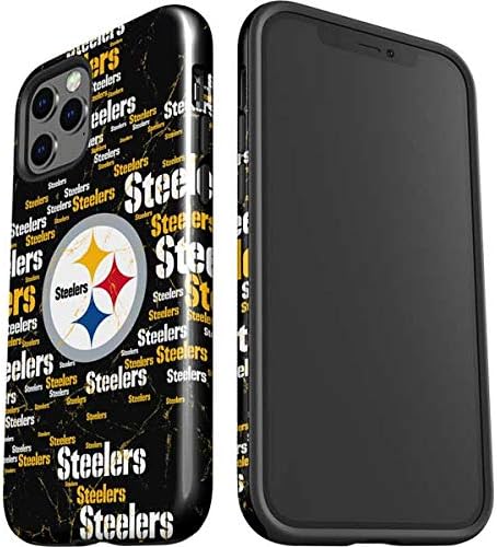 Skinit Impact Phone Case Compatible with iPhone 12 Pro Max - Officially Licensed NFL Pittsburgh Steelers Black Blast Design