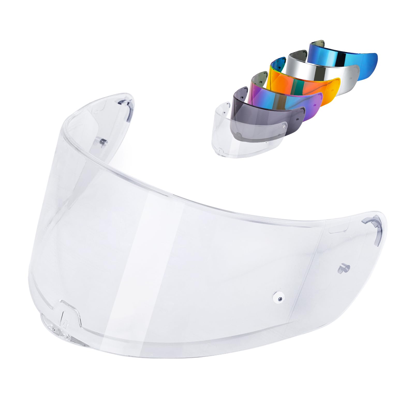 MXJ Gear Strada 2 Visor for Sedici Strada 2 and for Strada 3 Face Shield Helmet Visor Accessories for FT2 VECTOR FF801 FF397 (Transparent)