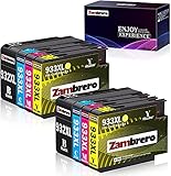 cartouche hp 933 xl magenta Zertifizierungen: Alle Zambrero-Patronen werden nach den Standards ISO-9001 und ISO 14001 hergestellt und zertifiziert. Jede Tintenpatrone wird auf Kompatibilität geprüft.