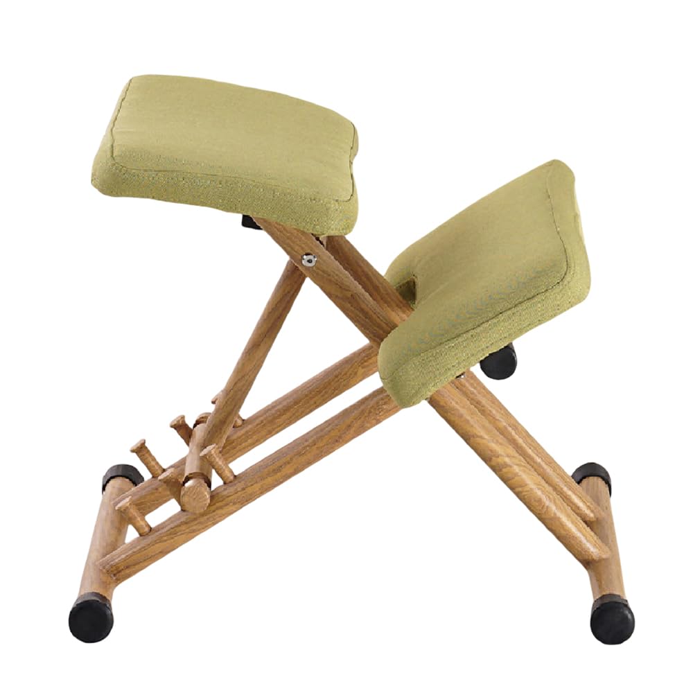 Silla ortopédica de rodillas con altura ajustable, diseñada ergonómicamente para corregir la postura y proporcionar alivio, ofreciendo un apoyo moderno para uso doméstico y de oficina