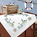 Produktbild Kamaca Stickpackung Tischdecke SEGELBOOT und Leuchtturm Kreuzstich vorgezeichnet aus Baumwolle zum Selbersticken (Mitteldecke 80x80 cm)