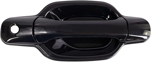 Miniatura 109 de TRQ Manija de la puerta exterior trasera izquierda del lado del conductor negra compatible con Honda Civic 2001-2005