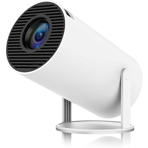 Mini Projector, Support 4K 1080P with Dual-Band WIFI6 5G Wireless 5.4 Bluetooth Android 11