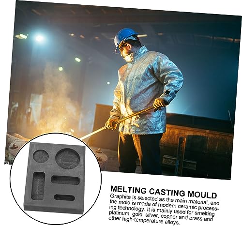 Moule graphite pour fusion de bijoux et métaux Lurrose 2 pièces - 4