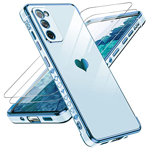Coque Samsung S20 FE silicone plaqué cœur pour sublimer vos sorties en ville