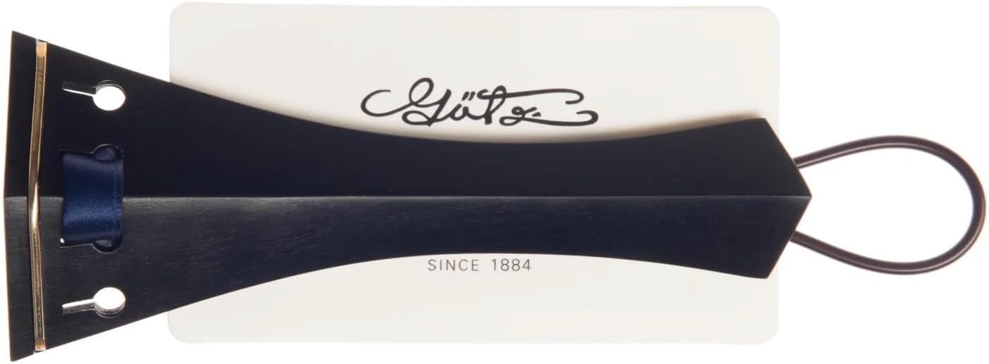 Conrad Götz, ZA-352E-115, 4.53" (115mm) Tailpiece Violin, Ebony with Gold Inlay, Hill Model
