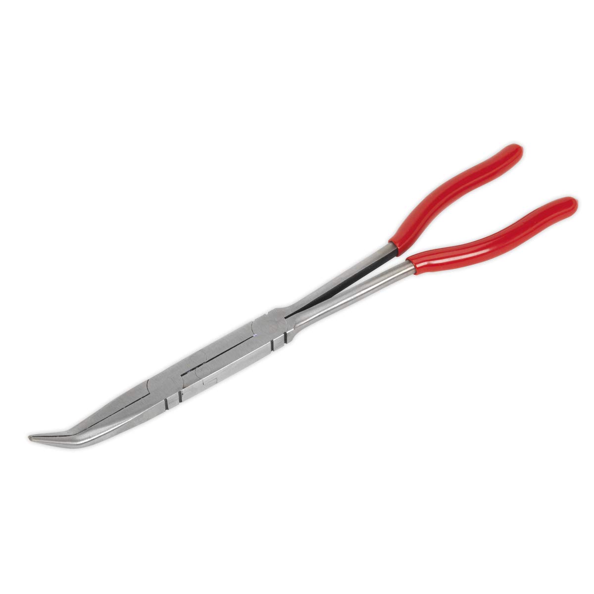 Sealey Needle Nose Pliers 45° Double Joint Long Reach 335mm Professional AK8592