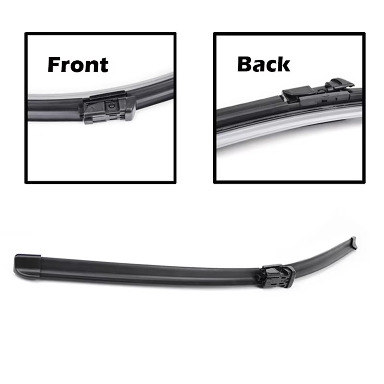 Compatible Con Para EOS 2006 2007 2008 2009 2010 2011 24 ''+19" Limpiaparabrisas Delanteros Limpiaparabrisas Ventana Limpia Cepillos De Lluvia Para Coche repuesto limpiaparabrisas