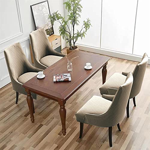 Housse de chaise extensible épaisse de qualité supérieure taupe