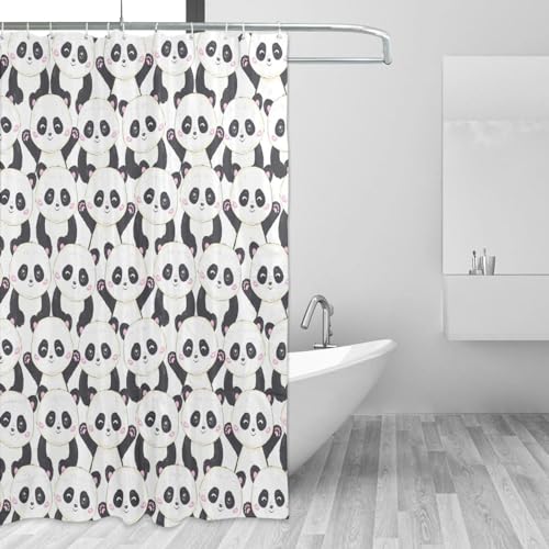 Rideau de douche imperméable imprimé animal 183x183 cm