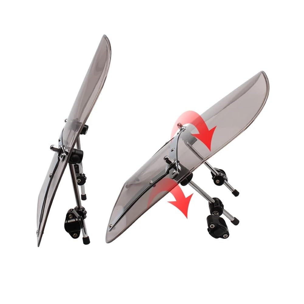 Parabrisas Universal para Motocicleta De 7/8" para 1" para Ace 750 para Aero para Spirit 1100 para Dyna Parabrisas