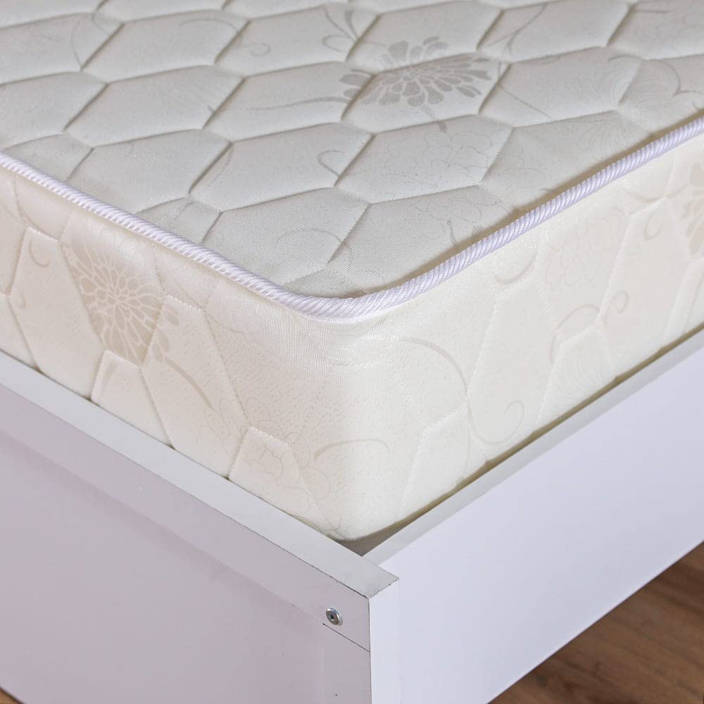 Danube Home Best Bonnell Spring Single Mattress | Firm Feel | Single Mattress | Spine Balance For Pressure Relief | 5 Years Warranty | Size L 190 x W 90 Cm | 22 Cm Thickness - Multi Color