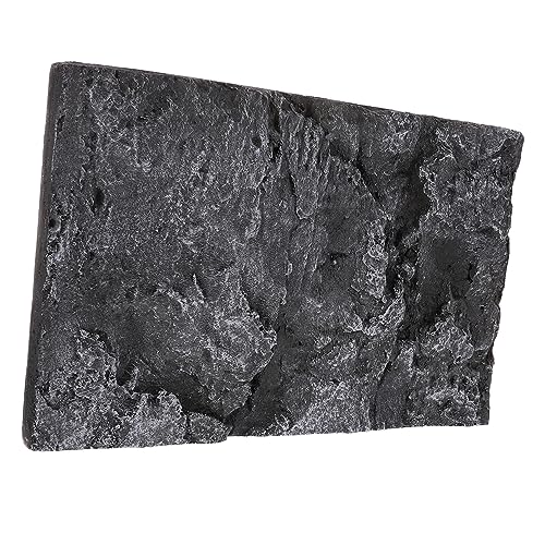 Gatuida Turtle Tank Accessories 3D Natural Background Board Reptile Cage Decor Easy Install