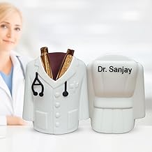 HNA GIFTING Customized Doctor Pen Stand - Pen Stand Aesthetic for Table | Ideal Gift for Doctors, Doctor Students | Corporate & Promotional Gift for Pharmaceutical Companies