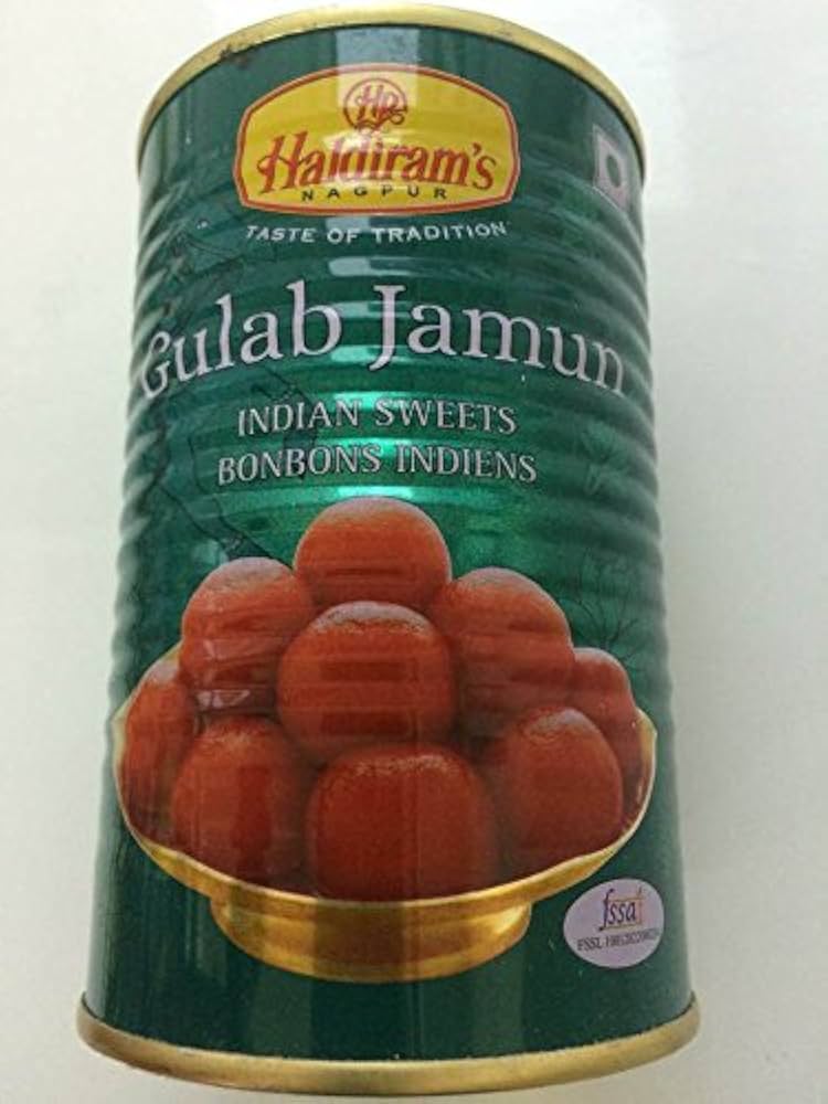 Amazon | インド グラブジャムン 500g 3缶 Haldiram's GULAB JAMUN