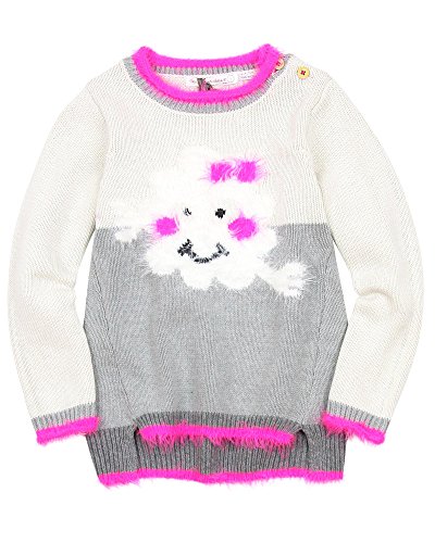 Deux par Deux Girls' Sweater Little Monstress, Sizes 18M-4