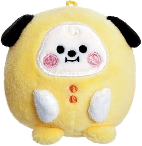 AURORA BT21, 61384, Productos Oficiales, Baby CHIMMY Pong, Soft Toy, Amarillo