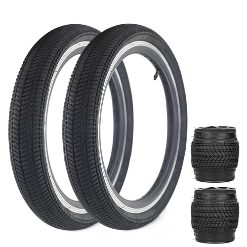 ZUKKA 2er-Pack Fahrradreifen 16 x2.125 16 Zoll Fahrrad Reifen Mantel 54-305...
