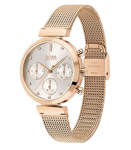 Hugo Boss Montre Ip Rosé Cadrans Femmes Flawless 1502553 - vue 3