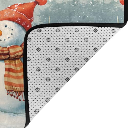 Tapis de sol oiseau de Noël en peluche le cadeau idéal maison - 5