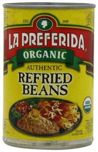 La Preferida Organic Refried Beans, 15 Ounce (Pack of 12) by La Preferida