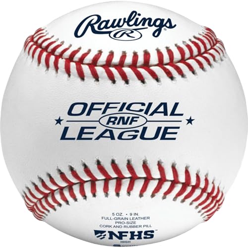 Rawlings | NFHS NOCSAE High School Game Baseballs | RNF | Game/Practice Use | 12 Count 33-inch