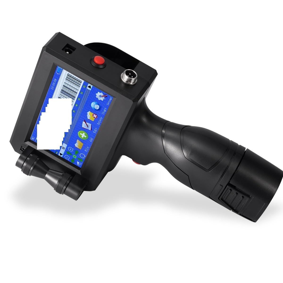 CVFRDD Hot Stamping Machine Kit 12.7mm QR Code Number Date Portable Printer Metal Plastic Bags Bottle Handheld Thermal Inkjet