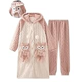 [JIURUN] 着ぐるみ 動物 パジャマ デパート品質 キャラクター 厚手 大人用 コスチューム 可愛い 大人用 リラックマ 男女兼用 冬用 もふもふ 暖かい 部屋着 裏起毛 ハロウィン クリスマス 仮装 文化祭 学園祭 プレゼント ギフト (ピンク, M)