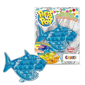 CRAZE Press N POP Fidget Toy sensorisch anti-stress speelgoed voor kinderen en volwassenen, sensory knijpen, bubble…
