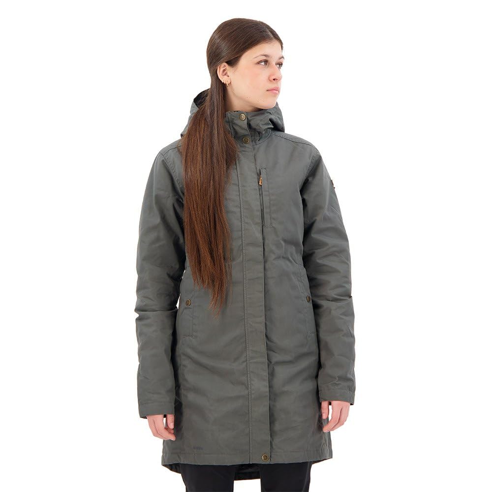 Fjallraven 89644-050 Kiruna Padded Parka W/Kiruna Padded Parka W Giacca Donna Basalt Taglia M-image