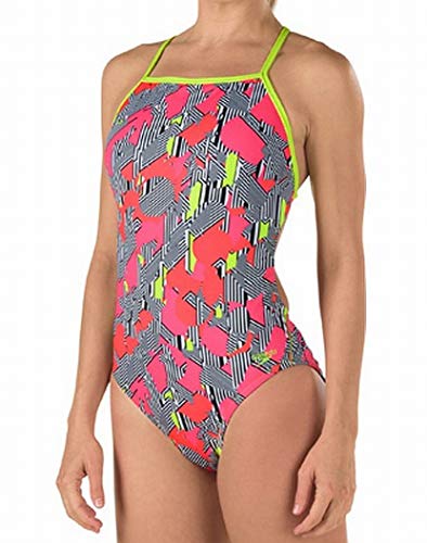Speedo Women's Swimsuit One Piece Endurance The One Printed Team Colors - Manufacturer Discontinued