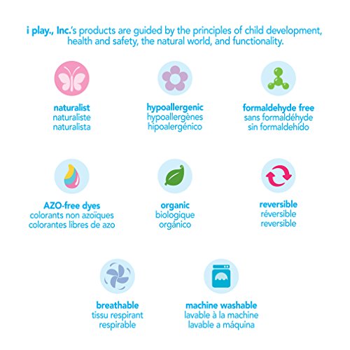 green sprouts i Play Baby Girls' Organic Cotton Reversible Bucket Hat3