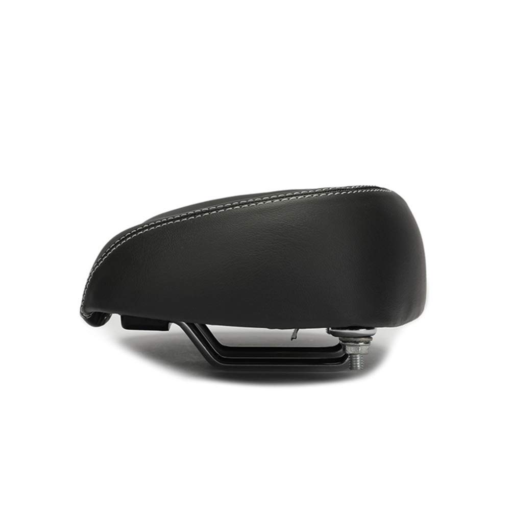 No Nose Bike Saddle Noseless Bike Seat Waterproof Bike Seat Comfortable Replacement Bike Saddle (Color : Black)