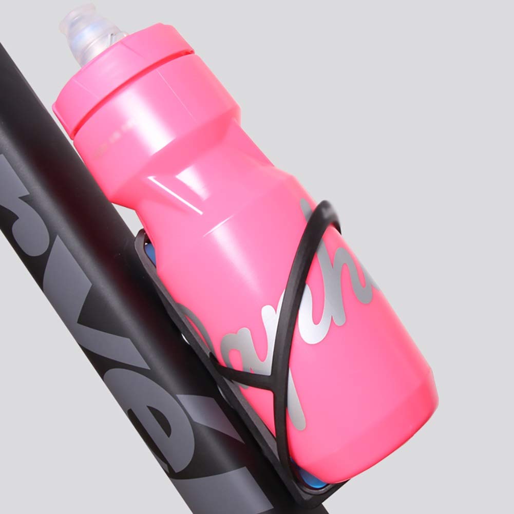 Uchwyt na butelkę na rower, uchwyt na butelkę na wodę, uchwyt na butelkę roweru, uchwyt na butelkę rowerową, wielofunkcyjny nylon z włókna węglowego, mieszany materiał, super lekki, odpowiedni do rowerów górskich, szosowych, B
