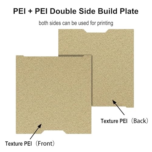 Image of 355x346mm Double Sided Textured PEI Build Plate for Bambu Lab H2D /H2S