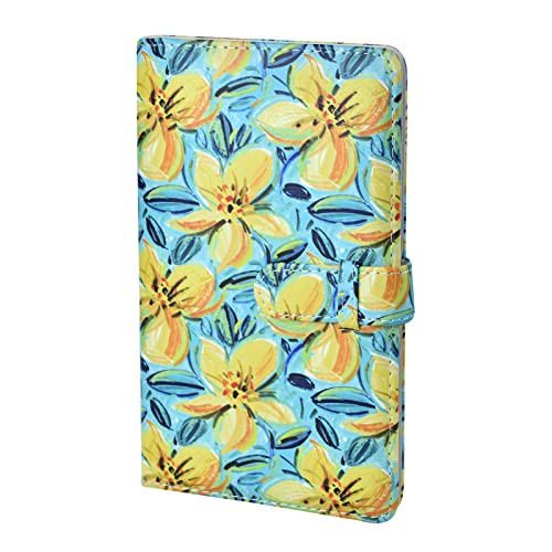 Rieibi 96 Pockets Mini Photo Album, Wallet PU Leather Photo Album for Fujifilm Instax Mini Evo/12/11/8/9/7s/25/70/90 Instant Camera, Shine Colorful Photo Album for Polaroid