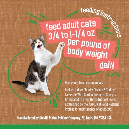 Purina Friskies Indoor Cat Food, Chunky Chicken & Turkey, (24) 5.5 oz Cans - image 8