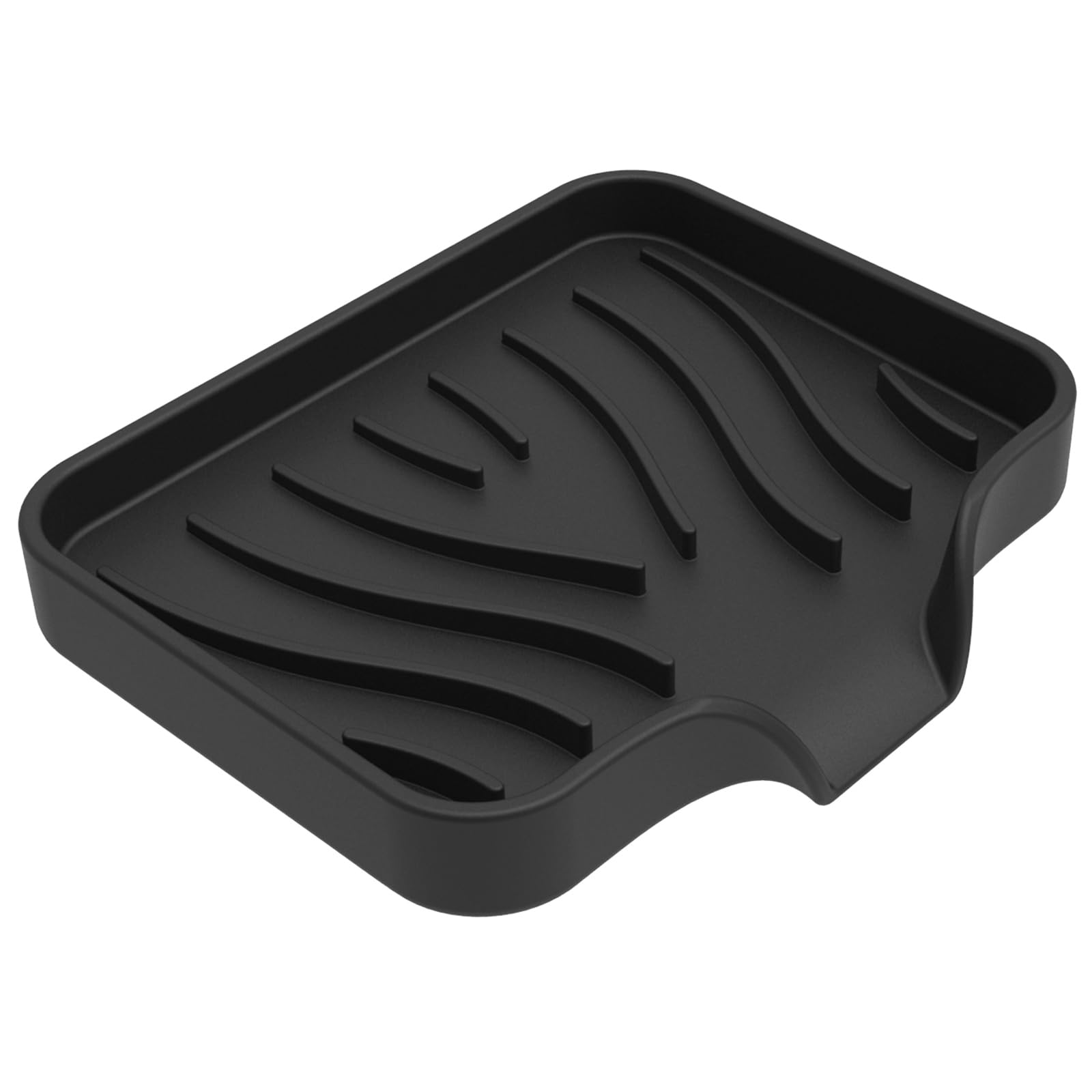 Silicone Soap Sink Draining Rack Holder Rack Antislips Box Tray Drainable Bathroom Decorations for Hotel Bathroom Container